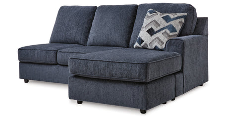 Albar Place Cobalt Right-Arm Facing Sofa Chaise from Ashley Furniture - Luna Furniture