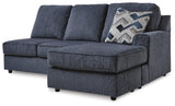 Albar Place Cobalt Right-Arm Facing Sofa Chaise from Ashley Furniture - Luna Furniture