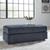 Albar Place Cobalt Oversized Accent Ottoman from Ashley - Luna Furniture