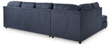 Albar Place Cobalt 2-Piece LAF Chaise Sectional from Ashley Furniture - Luna Furniture