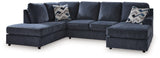 Albar Place Cobalt 2-Piece LAF Chaise Sectional from Ashley Furniture - Luna Furniture
