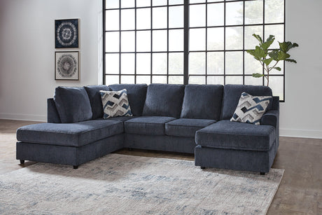 Albar Place Cobalt 2-Piece Sectional from Ashley Furniture - Luna Furniture