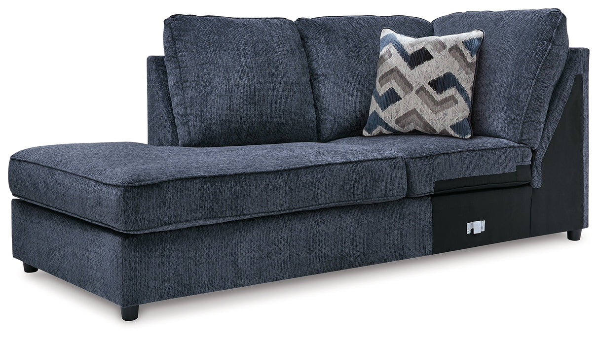 Albar Place Cobalt Left-Arm Facing Corner Chaise from Ashley Furniture - Luna Furniture