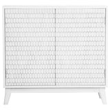 Gambon White Rectangular 2-Door Accent Cabinet from Coaster - Luna Furniture