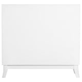 Gambon White Rectangular 2-Door Accent Cabinet from Coaster - Luna Furniture