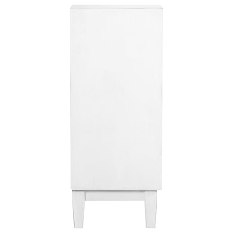 Gambon White Rectangular 2-Door Accent Cabinet from Coaster - Luna Furniture