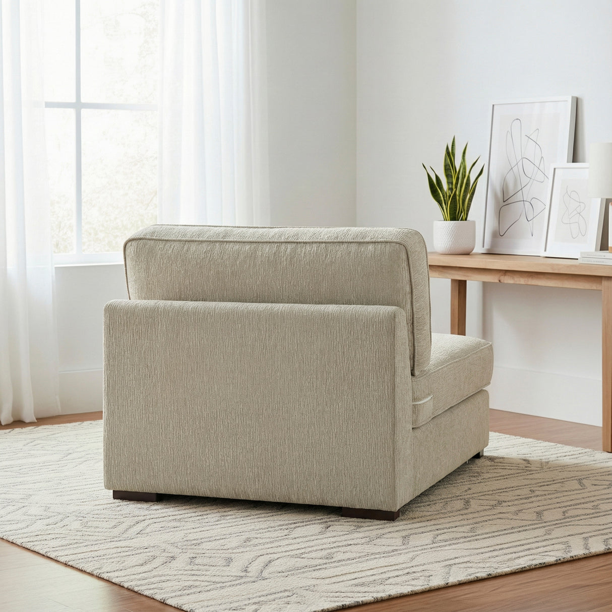 9535PT-AC (2/4)Armless Chair from Homelegance - Luna Furniture