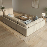 Geweldig Pewter 4-Piece Sectional from Homelegance - Luna Furniture
