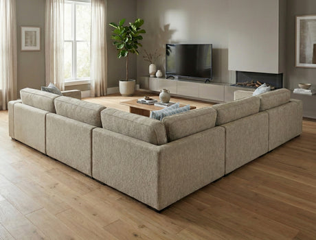 Geweldig Pewter 5-Piece Sectional from Homelegance - Luna Furniture
