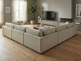 Geweldig Pewter 4-Piece Sectional from Homelegance - Luna Furniture