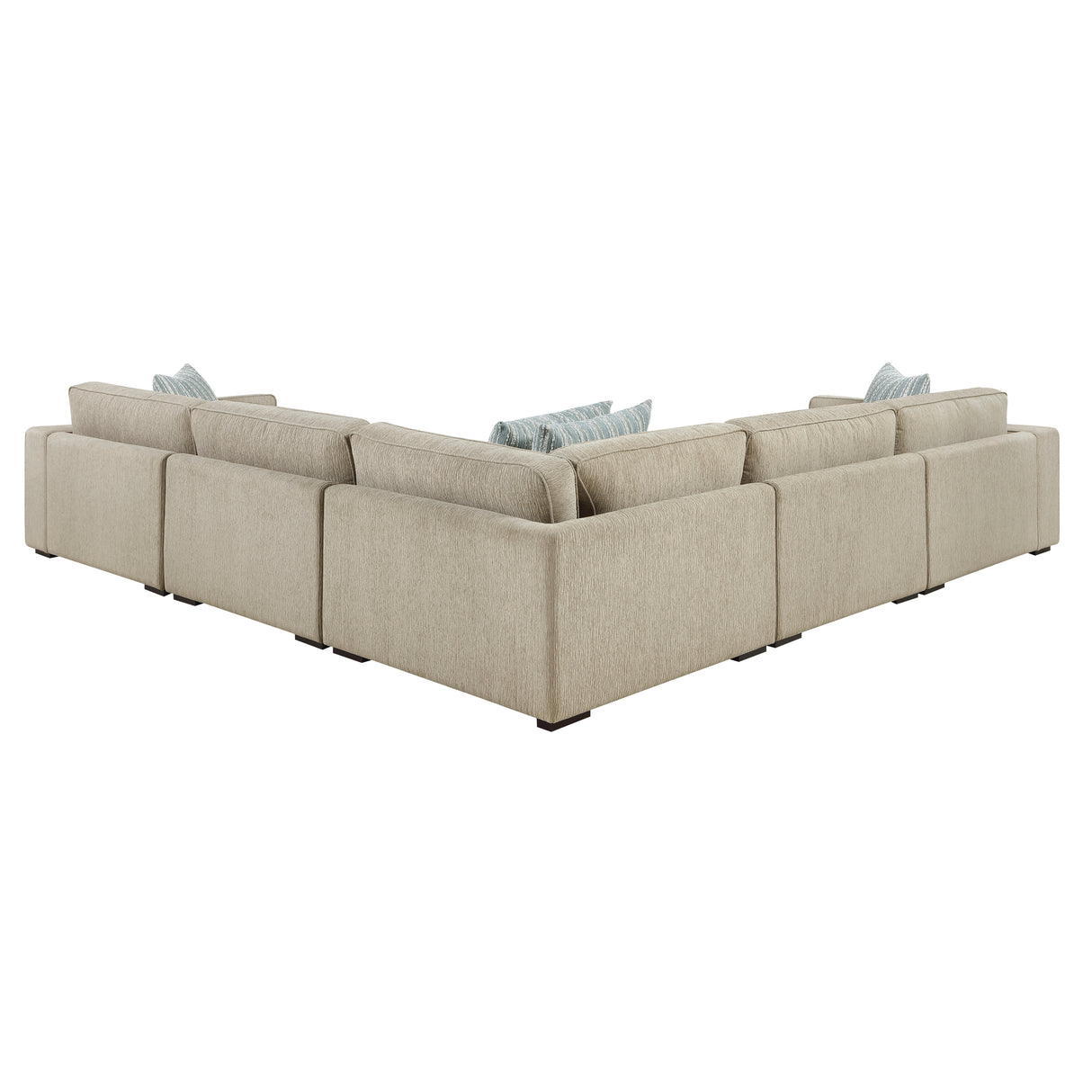 Geweldig Pewter 4-Piece Sectional from Homelegance - Luna Furniture
