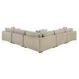 Geweldig Pewter 4-Piece Sectional from Homelegance - Luna Furniture