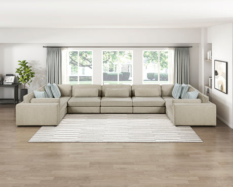 Geweldig Pewter 4-Piece Sectional from Homelegance - Luna Furniture