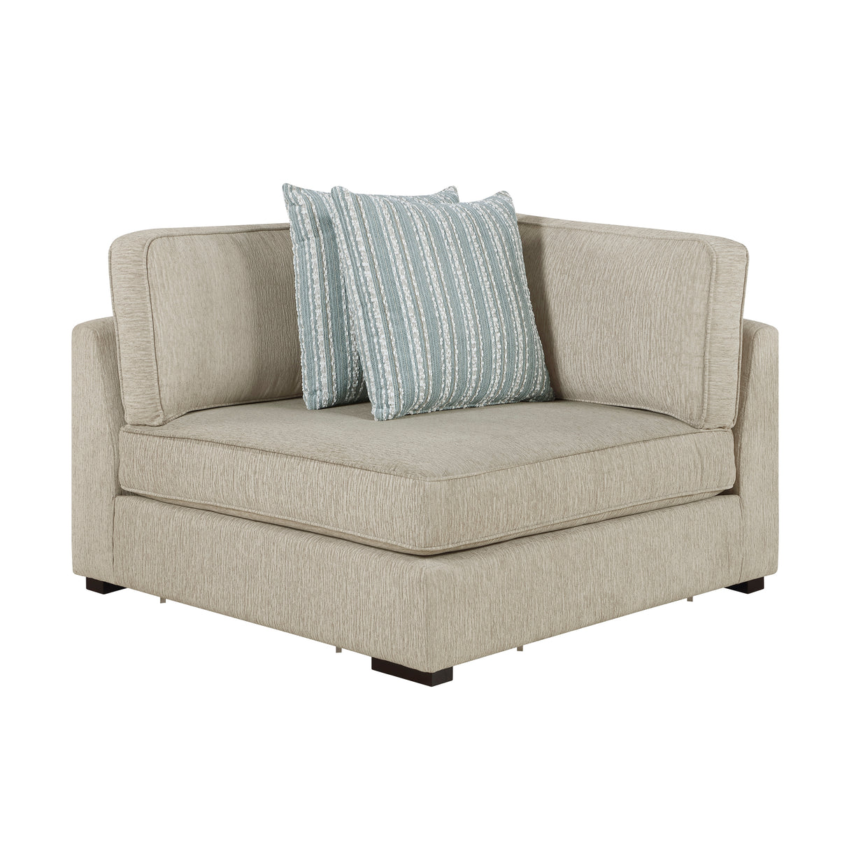 Geweldig Pewter 4-Piece Sectional from Homelegance - Luna Furniture