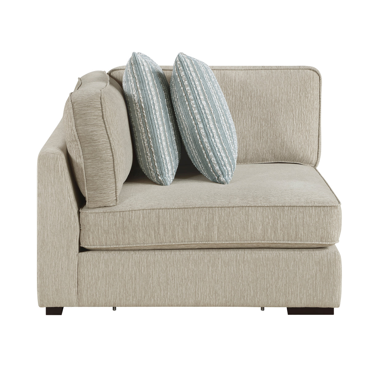 Geweldig Pewter 4-Piece Sectional from Homelegance - Luna Furniture