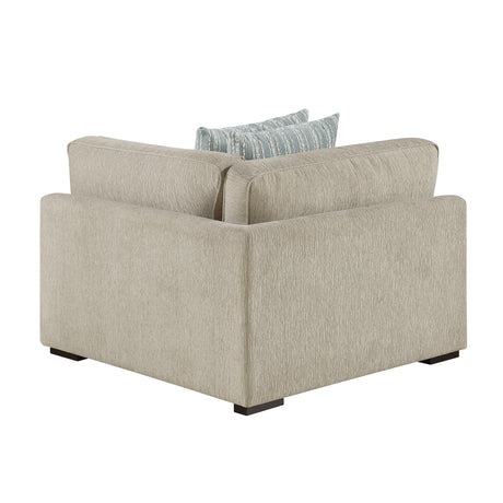 Geweldig Pewter 4-Piece Sectional from Homelegance - Luna Furniture