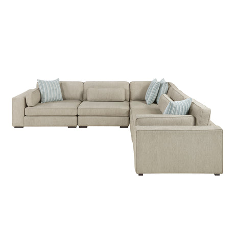 Geweldig Pewter 5-Piece Sectional from Homelegance - Luna Furniture