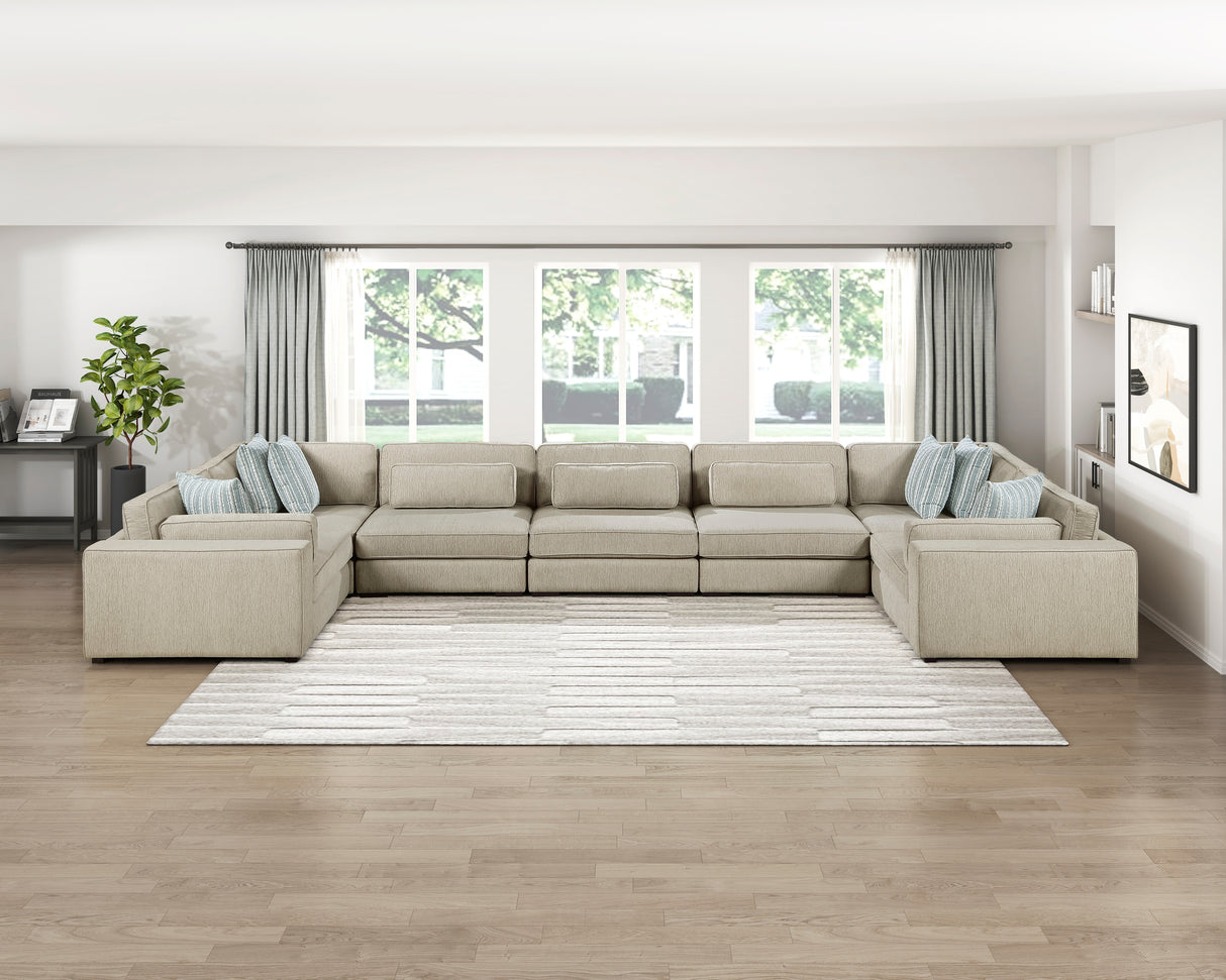 9535PT-CR (3/4)Corner Seat from Homelegance - Luna Furniture