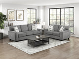 Isabel Dark Gray Loveseat from Homelegance - Luna Furniture
