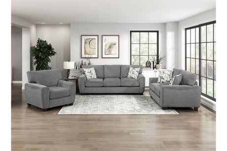 Isabel Dark Gray Living Room Set from Homelegance - Luna Furniture
