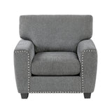 Isabel Dark Gray Living Room Set from Homelegance - Luna Furniture