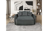 Tomball Dark Gray Oversized Chaise Lounge from Homelegance - Luna Furniture