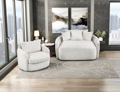 Tomball Beige Oversized Chaise Lounge from Homelegance - Luna Furniture