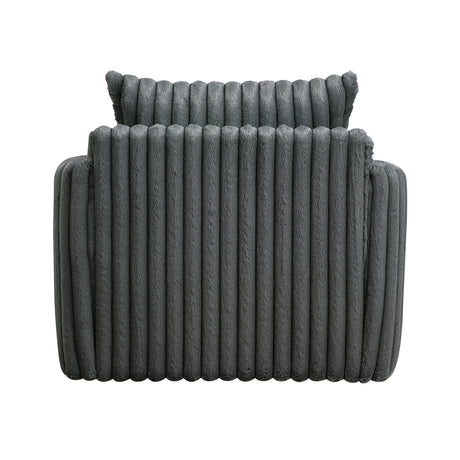 Tomball Dark Gray Swivel Chair from Homelegance - Luna Furniture