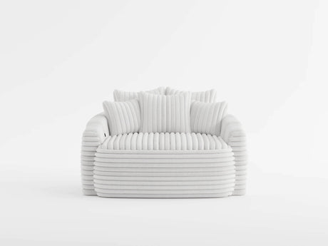 Tomball Dark Gray Oversized Chaise Lounge from Homelegance - Luna Furniture