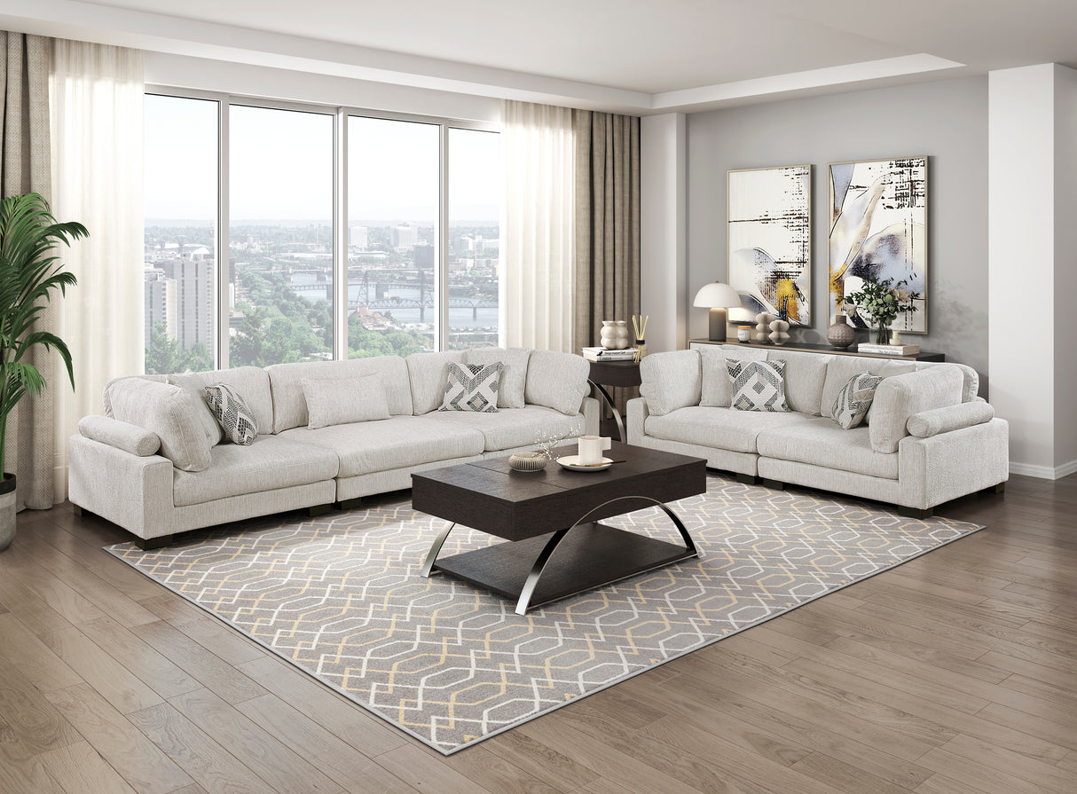 9555BEG-CR Corner Seat from Homelegance - Luna Furniture