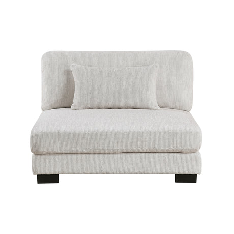 Tinley Beige Reversible Chaise from Homelegance - Luna Furniture