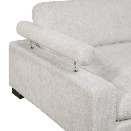 Tinley Beige Reversible Chaise from Homelegance - Luna Furniture