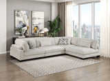 9555BEG-CR Corner Seat from Homelegance - Luna Furniture