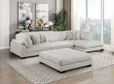 9555BEG-CR Corner Seat from Homelegance - Luna Furniture
