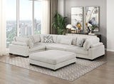9555BEG-CR Corner Seat from Homelegance - Luna Furniture