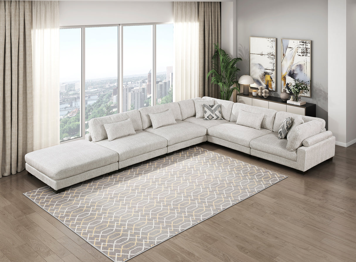 9555BEG-CR Corner Seat from Homelegance - Luna Furniture