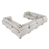 Tinley Beige Reversible Chaise from Homelegance - Luna Furniture