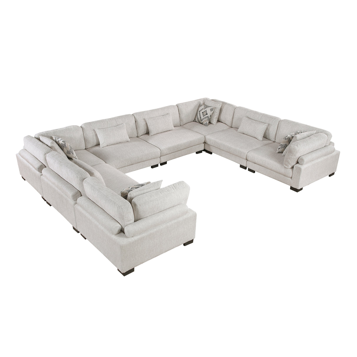 Tinley Beige Reversible Chaise from Homelegance - Luna Furniture