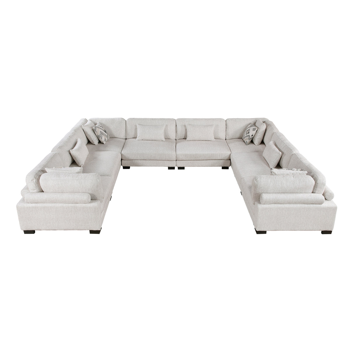 Tinley Beige Reversible Chaise from Homelegance - Luna Furniture