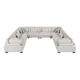 Tinley Beige Reversible Chaise from Homelegance - Luna Furniture