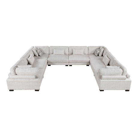 Tinley Beige Reversible Chaise from Homelegance - Luna Furniture