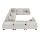 Tinley Beige Reversible Chaise from Homelegance - Luna Furniture