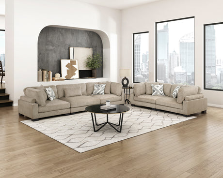 Tinley Brown Armless Chair from Homelegance - Luna Furniture