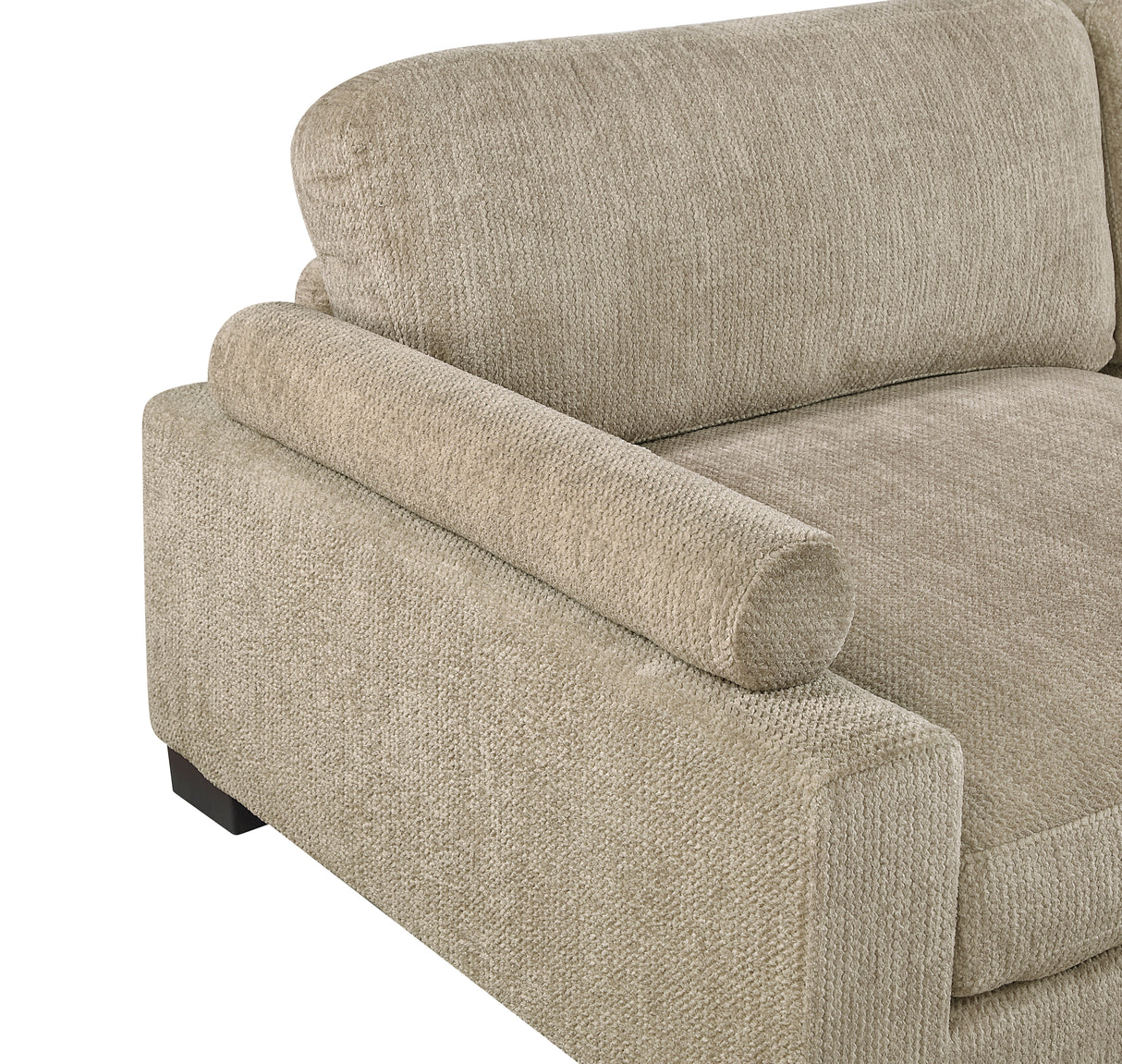 Tinley Brown Armless Chair from Homelegance - Luna Furniture