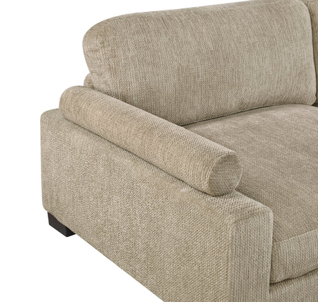 Tinley Brown Armless Chair from Homelegance - Luna Furniture
