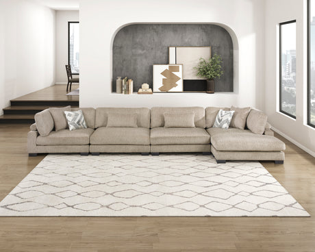 Tinley Brown Corner Seat from Homelegance - Luna Furniture