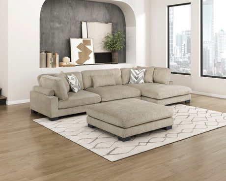 Tinley Brown Corner Seat from Homelegance - Luna Furniture