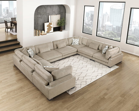 Tinley Brown Armless Chair from Homelegance - Luna Furniture