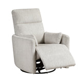 9555BEG-1SW Swivel Glider Reclining Chair from Homelegance - Luna Furniture