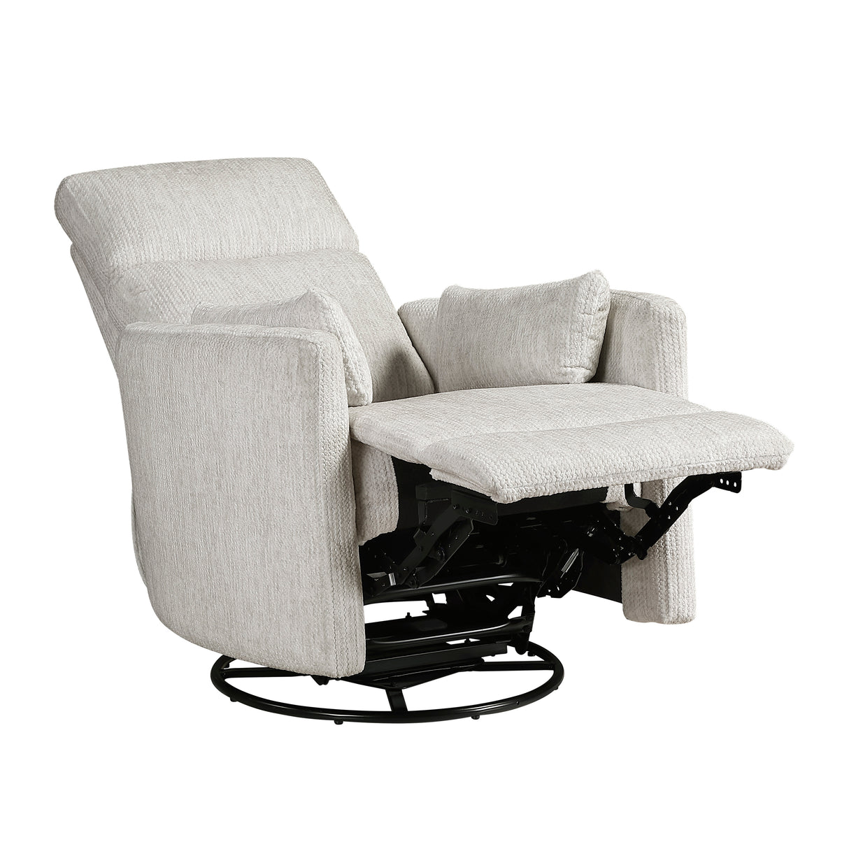 9555BEG-1SW Swivel Glider Reclining Chair from Homelegance - Luna Furniture